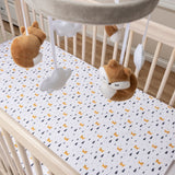 Trend Lab Sammy and Lou Pine Fox 2-Pack Microfiber Fitted Crib Sheet Set