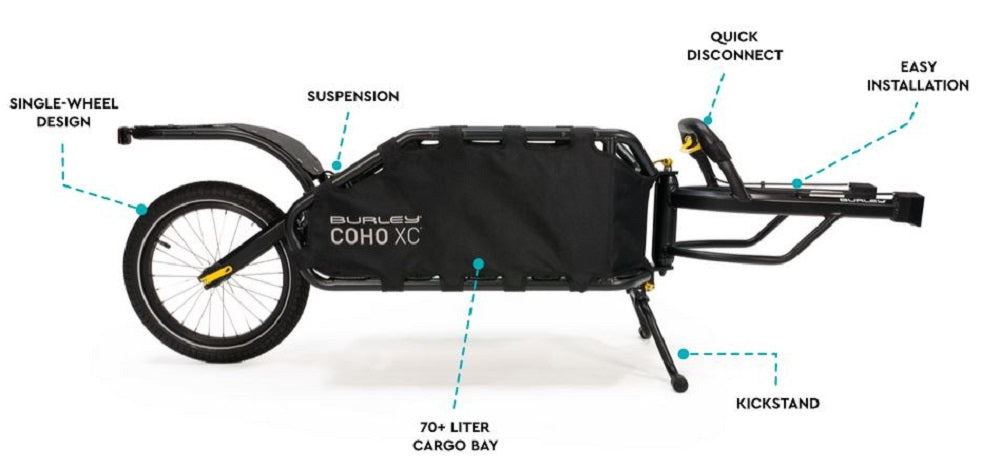 Coho XC Single Wheel Bicycle Bike