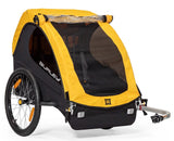 Bike Bicycle Trailer Double Stroller Yellow