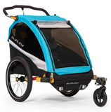 Burley D'Lite X Bike Bicycle Trailer Single Seat Stroller - Aqua