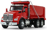 First Gear 1/50 scale Kenworth T880 Dump Truck Replica Model - Viper Red
