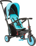 STR 3 Plus Kids 6 in 1 Compact Folding Stroller Trike Blue