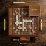 Winning Solutions Scrabble Luxury Edition Leather Game Board