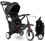 STR5 Kids 7 in 1 Compact Folding Stroller Trike Black White
