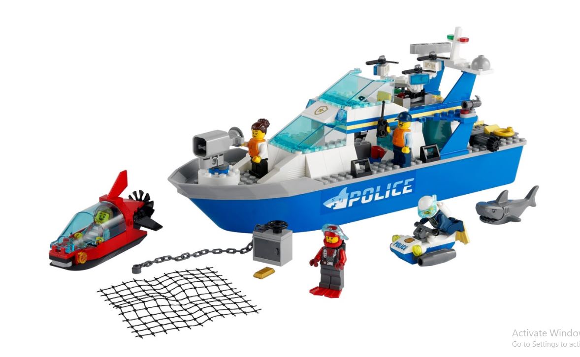 Lego Architecture Police Patrol Boat 276 Pieces