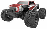 Redcat Racing Dukono RC Monster Truck - 1:10 Brushed Electric Truck -  Red