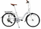 Dahon Briza D8 Folding 8 Speed Bicycle Bike - Frost