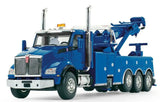 First Gear 1/50 scale Kenworth T880 with Century 1060 Rotator Wrecker Replica Model - Surf Blue