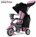 SmarTrike Classic Swirl 4 in 1 Kids Tricycle Trike 15 to 36 Months Pink