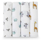 Aden & Anais Cotton Muslin Swaddles - Pack of 4