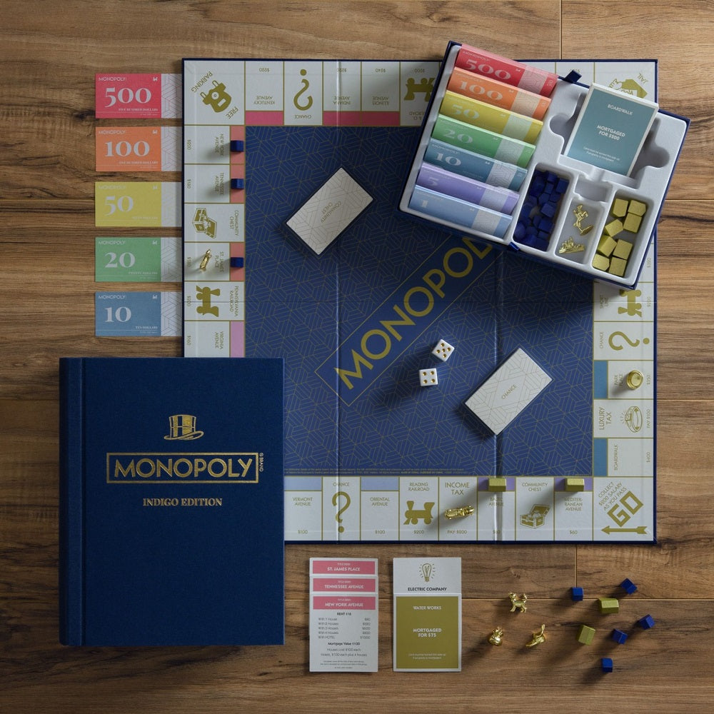 Indigo Collection 2-Pack Monopoly & Scrabble Board Game