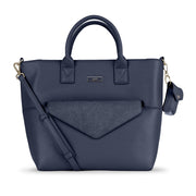 Ju Ju Be Beyond 24-7 Tote Vegan Leather Bag - Deep Ocean