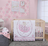 Trend Lab Sammy and Lou Blooming Ballet 4 Piece Crib Bedding Set
