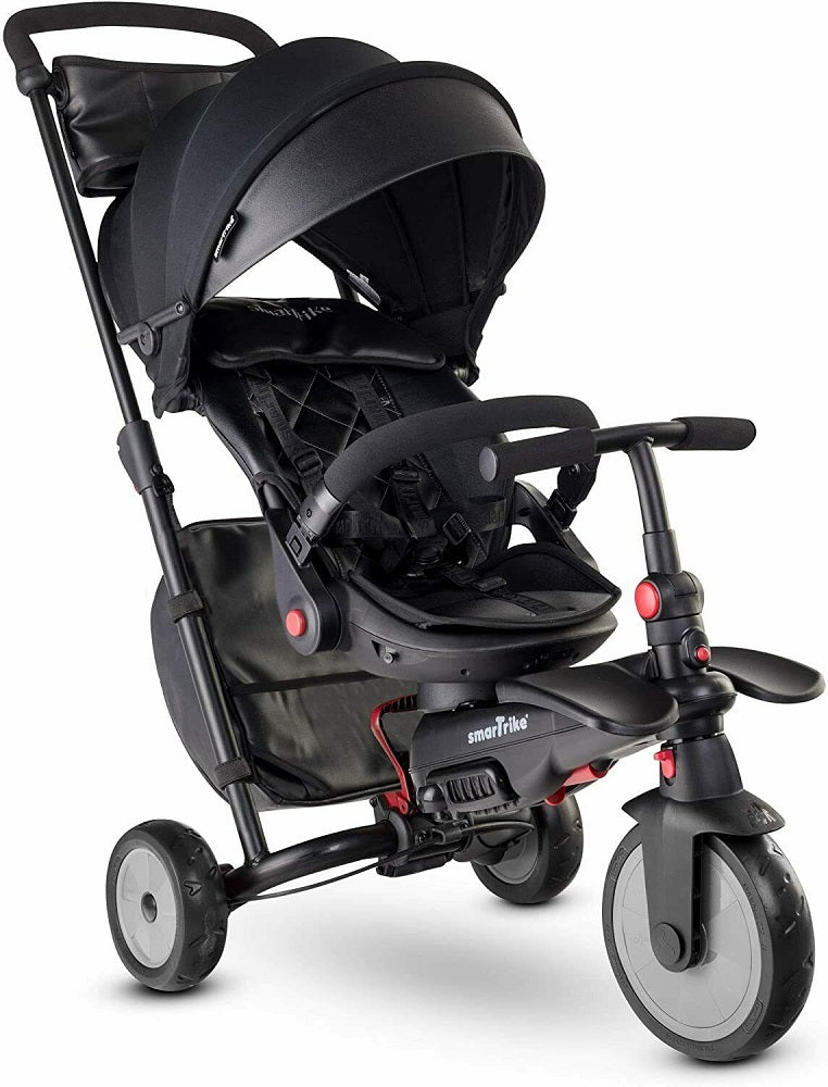 STR7 Urban 6-36 Month 7 in 1 Compact Folding Stroller Trike Black