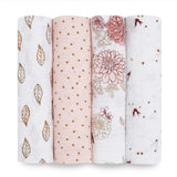 Aden & Anais Cotton Muslin Swaddles - Pack of 4