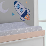 Stars Minky Baby Changing Pad Cover 