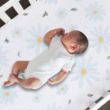 100% Cotton Floral Baby Fitted Crib Sheet