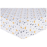 Trend Lab Sammy and Lou Pine Fox 2-Pack Microfiber Fitted Crib Sheet Set