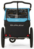 Burley D'Lite X Bike Bicycle Trailer & Double Stroller - Aqua