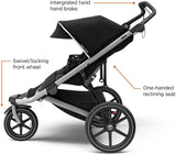 Thule Urban Glide 2 Double All-Terrain Jogging Stroller Aluminium/Jet Black