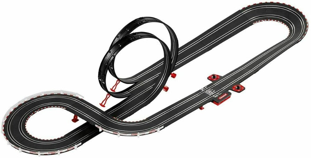 Carrera GO!!! Build 'N Race 11.81-ft Electric Powered Slot Car Race Track  Set