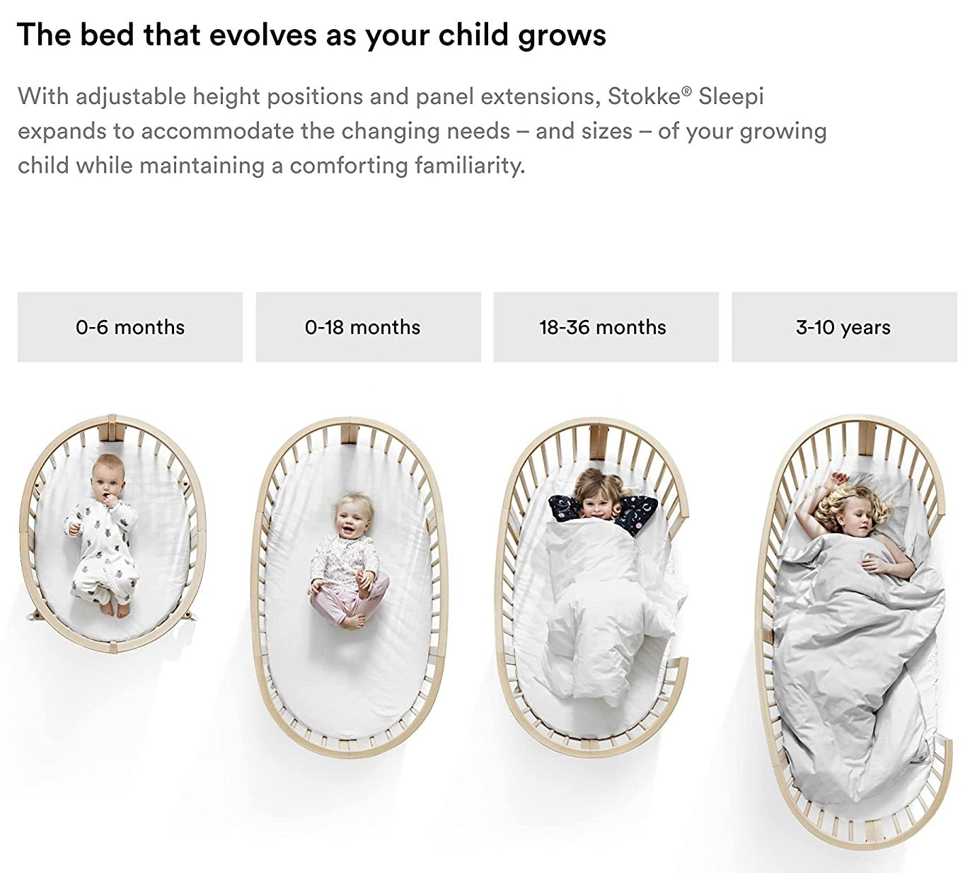 Stokke Sleepi Bed V3 - Natural – Baby Nest