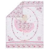 Trend Lab Sammy and Lou Blooming Ballet 4 Piece Crib Bedding Set