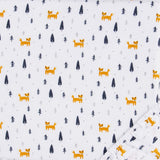 Trend Lab Sammy and Lou Pine Fox 2-Pack Microfiber Fitted Crib Sheet Set