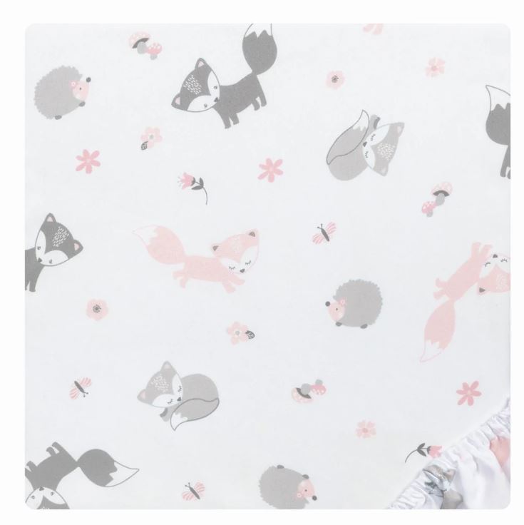 Trend Lab Sammy and Lou Lots of Fox 2-Pack Microfiber Fitted Crib Sheet Set