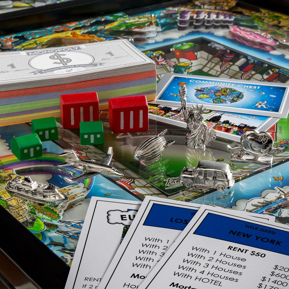 Winning Solutions Monopoly World Edition - Charles Fazzino Board Game