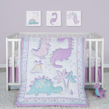 Trend Lab Sammy and Lou Tiny Dinos 4 Piece Crib Bedding Set