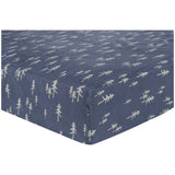 Trend Lab Sammy and Lou Pine Fox 2-Pack Microfiber Fitted Crib Sheet Set