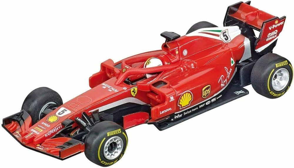 Carrera GO Red Victory 1:43 Scale Slot Car Race Set with Turbo Booster