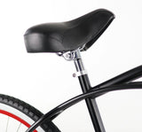 Golden Cycles Classic Men 3spd Bicycle Bike - Black Red