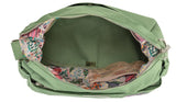Hobo Be  Diaper Bag Embroidered Jade