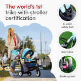 STR5 Zoo Kids 7 in 1 Compact Folding Stroller Trike Elephant