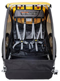 Bike Bicycle Trailer Double Stroller Yellow