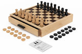 Chess & Checkers Maple Luxe Edition Board Game