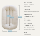Me Infant Lounger Baby Co Sleeping Mattress Pad