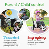 STR5 Zoo Kids 7 in 1 Compact Folding Stroller Trike Bunny