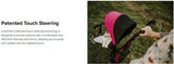 STR5 Kids Compact Folding Stroller Trike Red