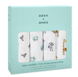 Aden & Anais Cotton Muslin Swaddles - Pack of 4