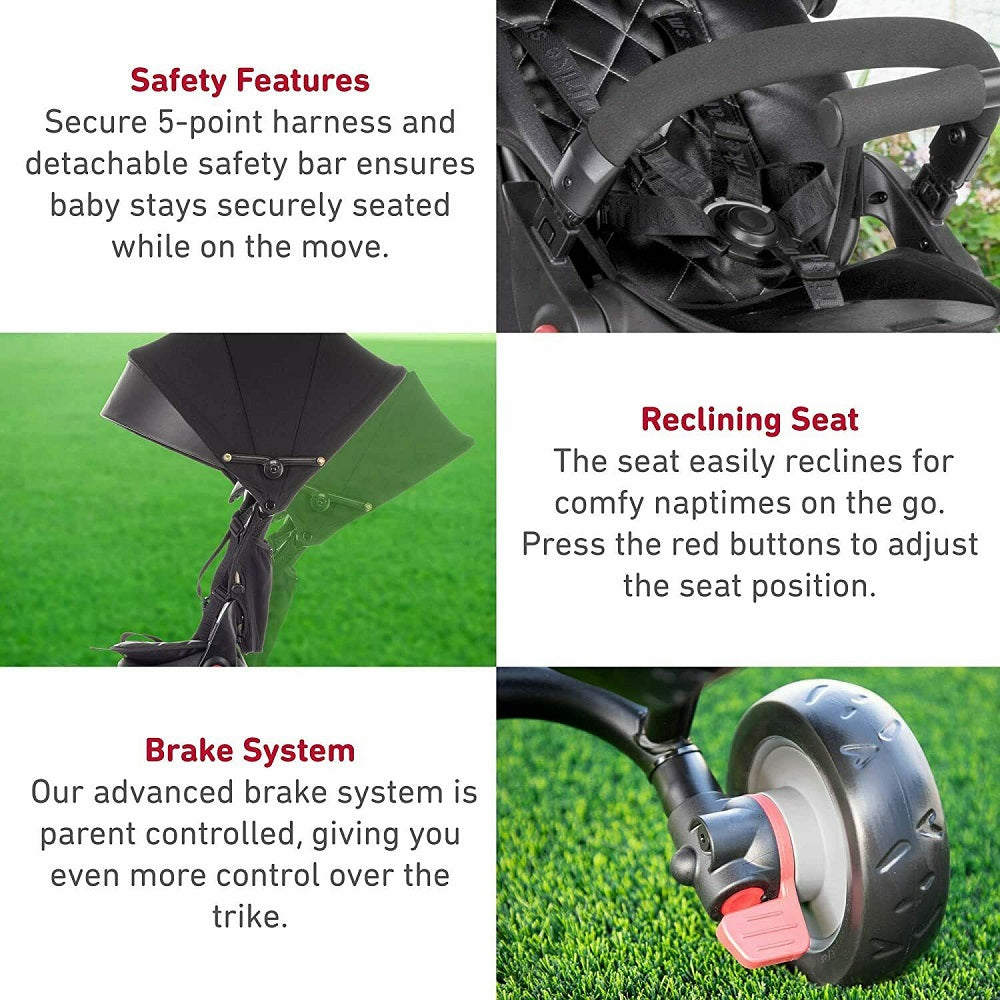 Smart trike hotsell adjust seat