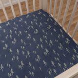 Trend Lab Sammy and Lou Pine Fox 2-Pack Microfiber Fitted Crib Sheet Set