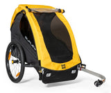  Bike Bicycle Trailer Double Stroller Yellow