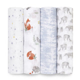 Aden & Anais Cotton Muslin Swaddles - Pack of 4