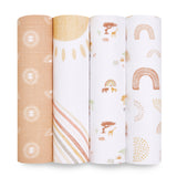Aden & Anais Cotton Muslin Swaddles - Pack of 4