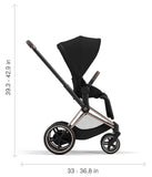 Cybex ePriam 2 Stroller Jeremy Scott Wings - Black