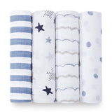 Aden & Anais Cotton Muslin Swaddles - Pack of 4