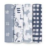Aden & Anais Cotton Muslin Swaddles - Pack of 4